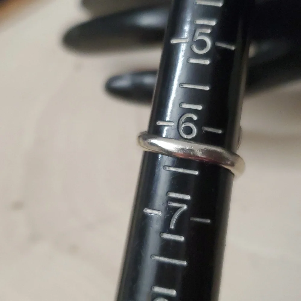 Sterling Silver 925 Crossover Floral Ring